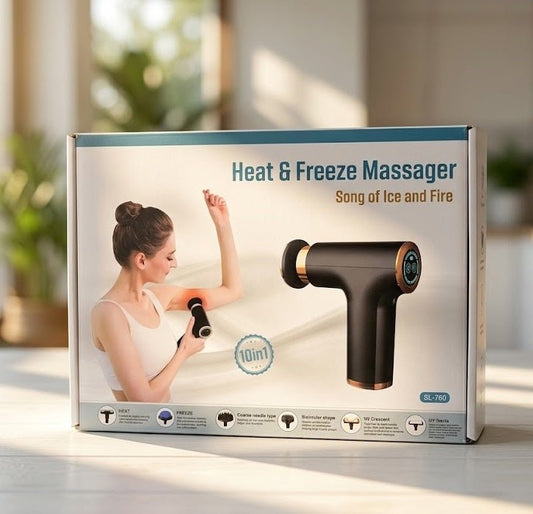 4-in-1 Deep Tissue Neck & Shoulder Massager – Smart Pain Relief with Heat & Vibration
