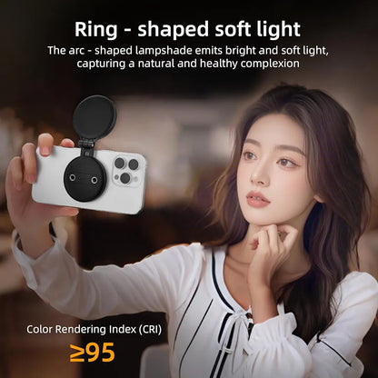 MagGlow™ Magnetic Fill Light for Phone – Rechargeable Selfie & TikTok Light