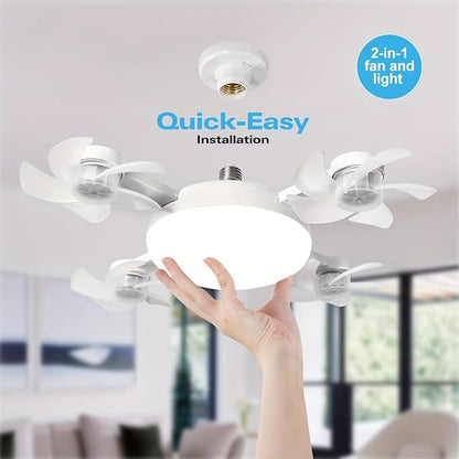 F4 Multifunctional Fan Light | Foldable LED Ceiling Lamp