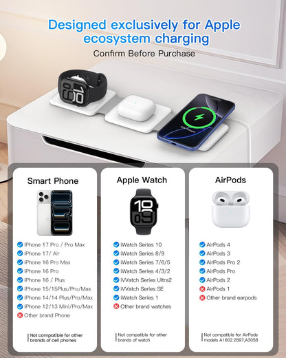 3 in 1 Magentic Wireless Charger