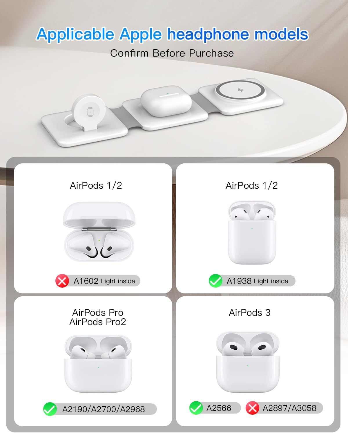 3 in 1 Magentic Wireless Charger