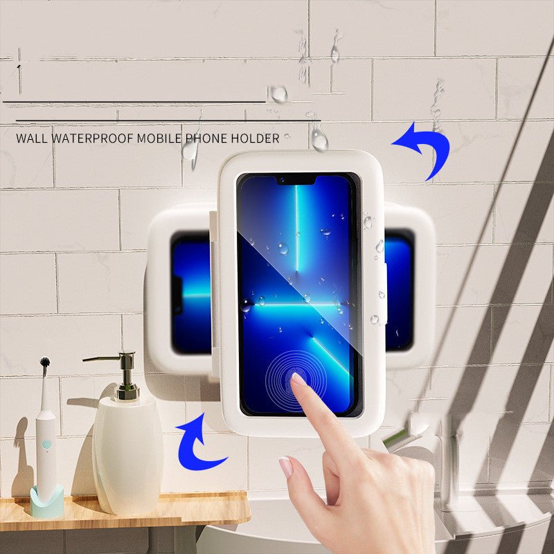 Water Proof Bathroom and Kitchen Mobile Phone Rack