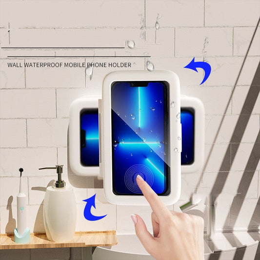 Water Proof Bathroom and Kitchen Mobile Phone Rack