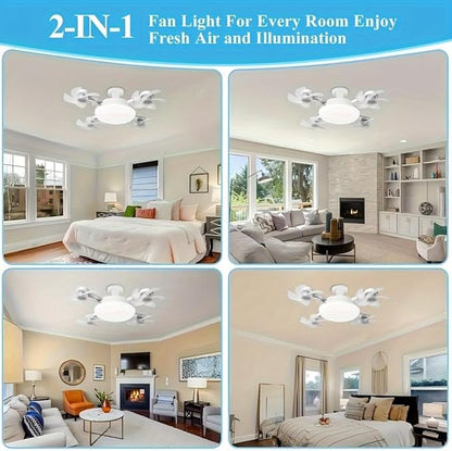 F4 Multifunctional Fan Light | Foldable LED Ceiling Lamp